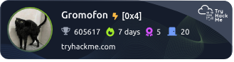 TryHackMe Gromofon