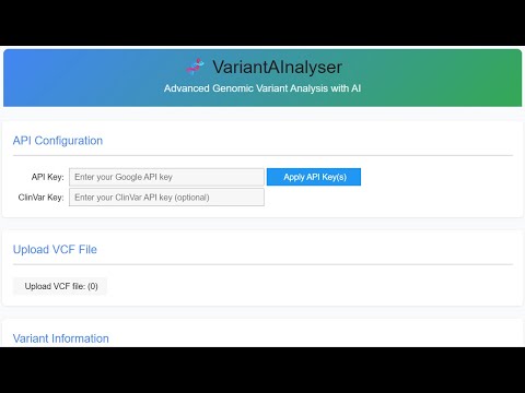 Demo VariantAInalyser🧬