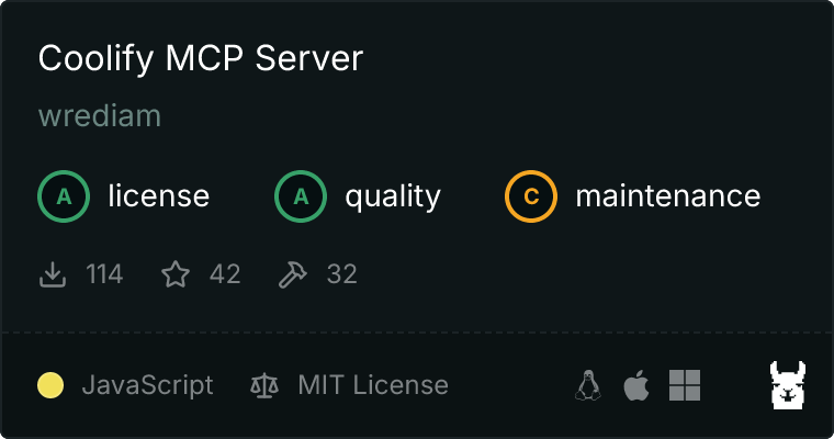 Coolify Server MCP server