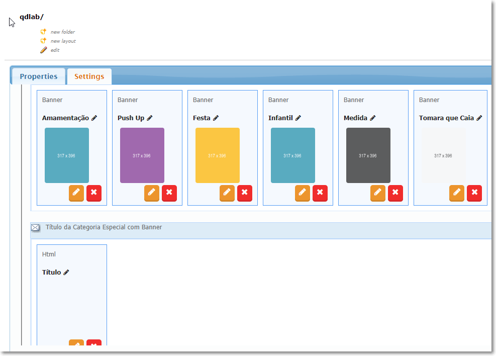 VTEX - Layout PlaceHolders objects cards and image preview