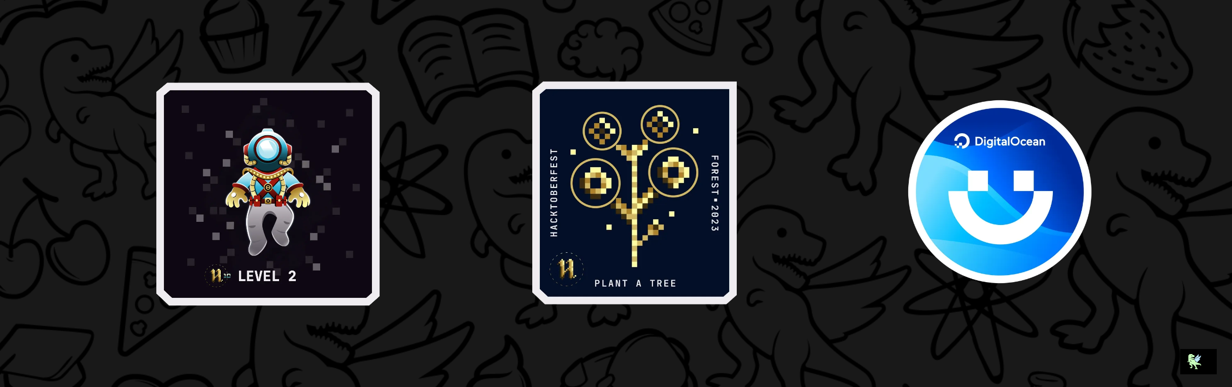 An image of @piyushchugeja's Holopin badges, which is a link to view their full Holopin profile