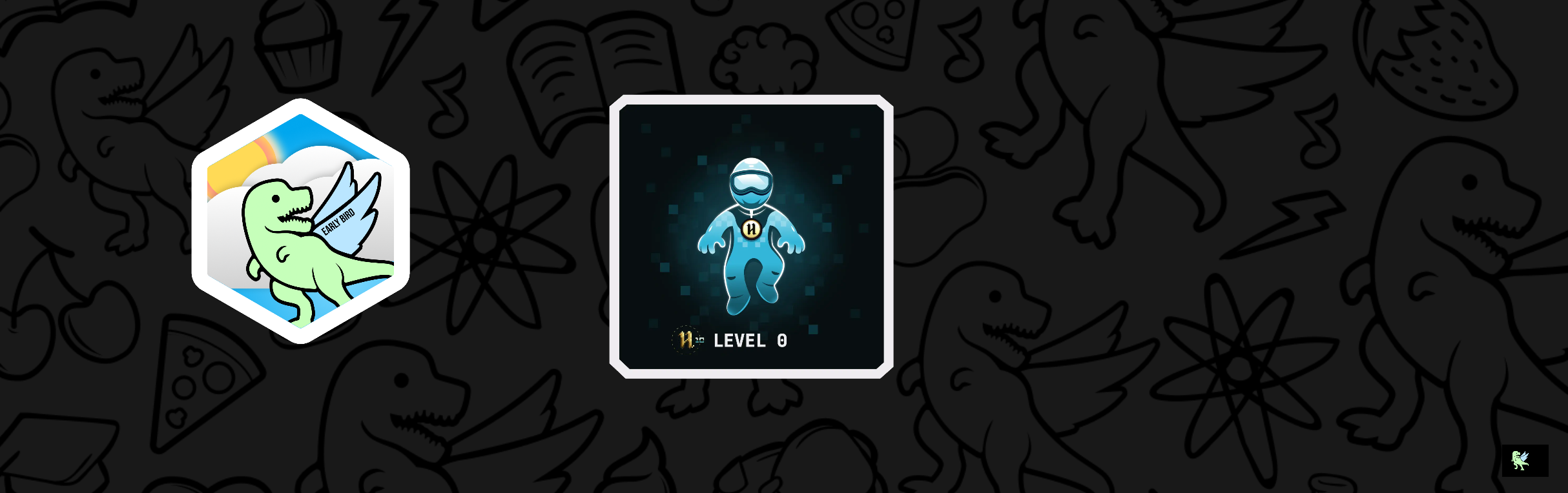 An image of @sarrez's Holopin badges, which is a link to view their full Holopin profile