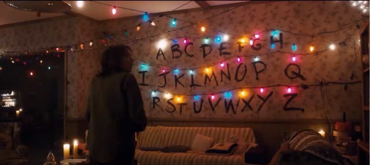 Stranger Things Light Wall