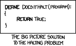 xkcd: halting problem