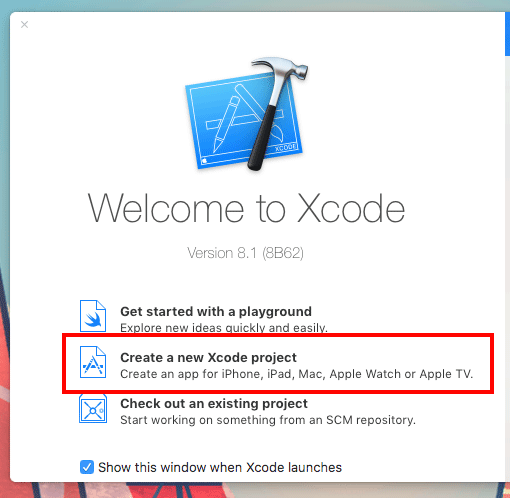 Open Xcode