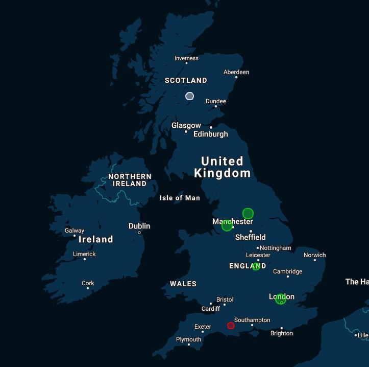 UK Map Example