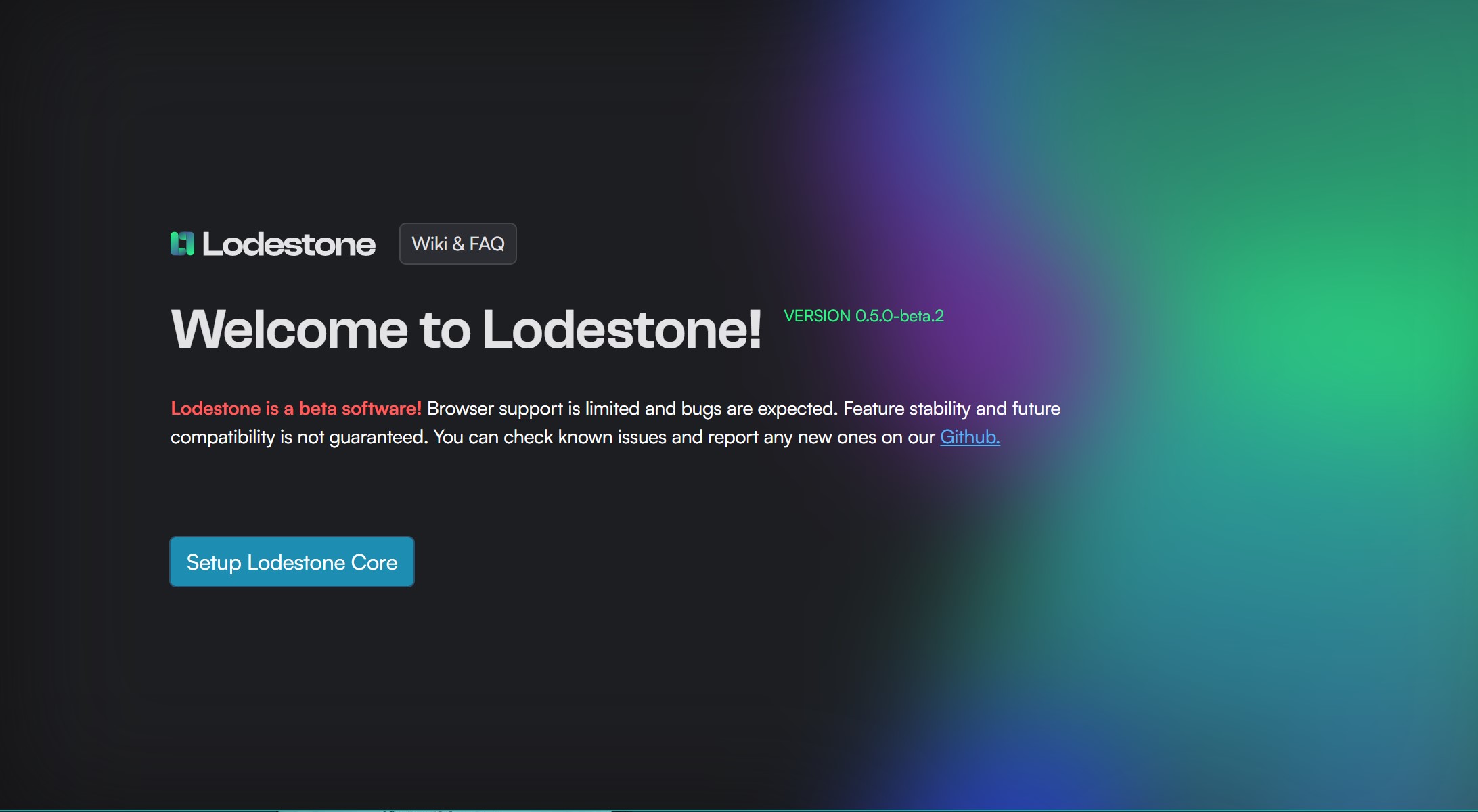 setup lodestone