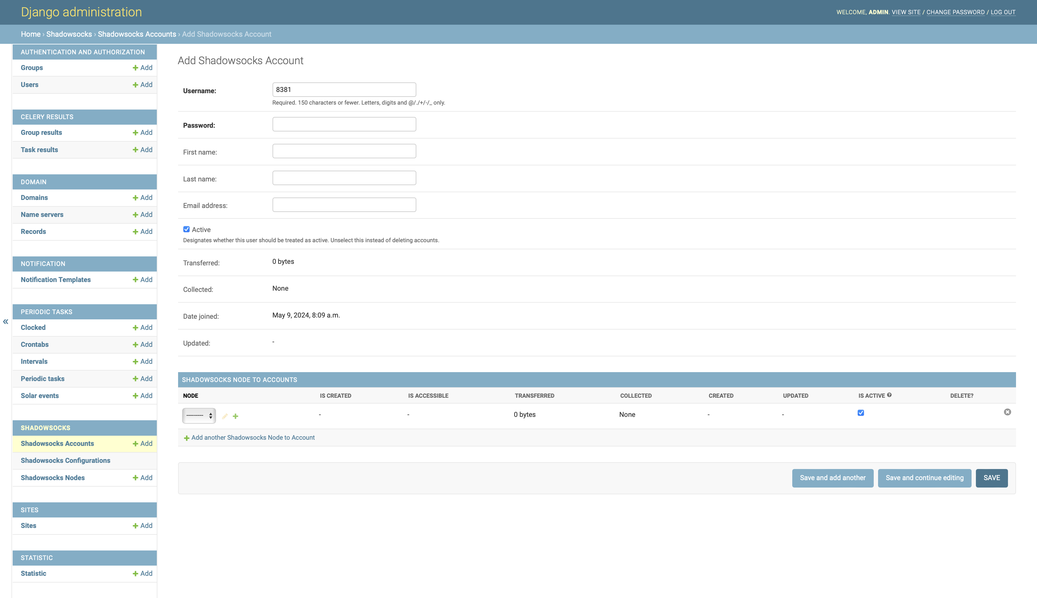 Home › Shadowsocks › Shadowsocks Accounts