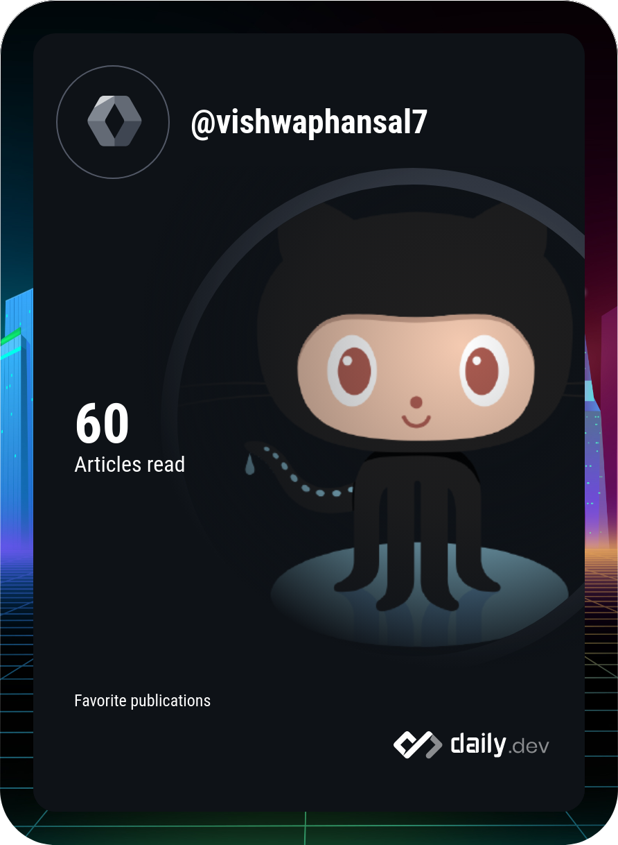 Vishwa Phansal's Dev Card