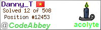 Danny at CodeAbbey banner