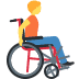 Person in manual wheelchair facing right