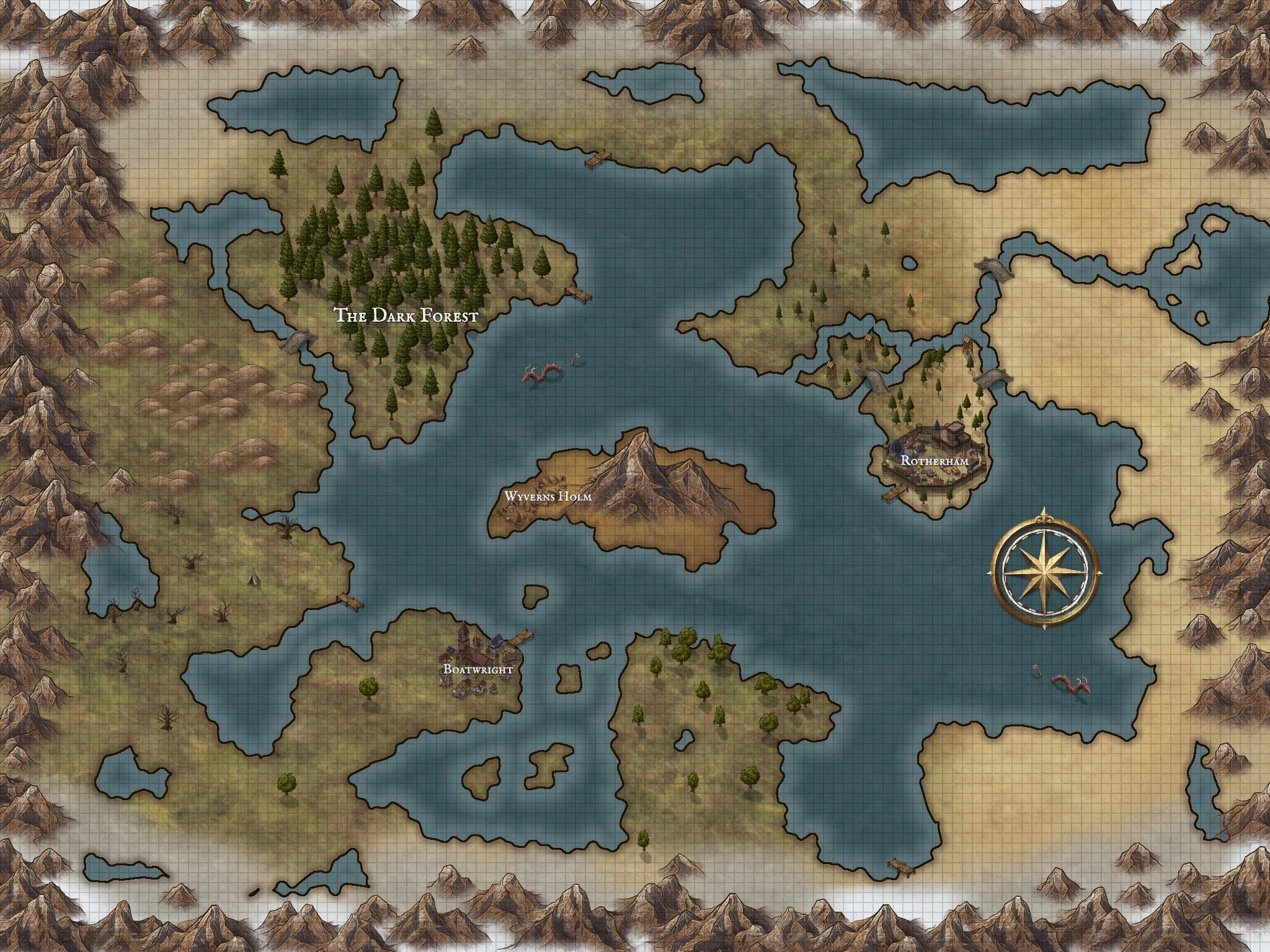 Overworld map