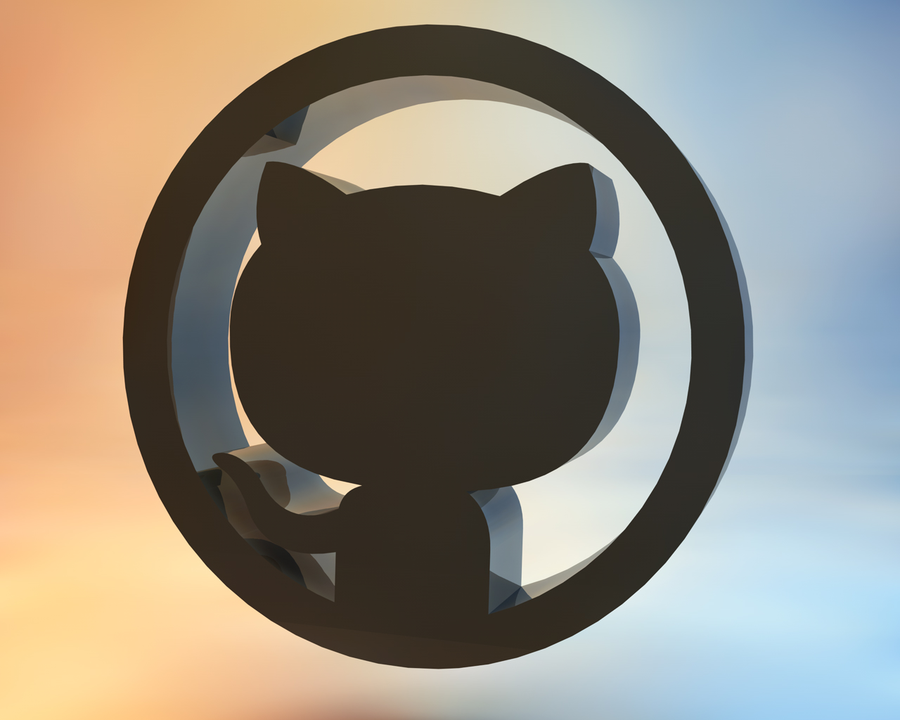github, the logo of github