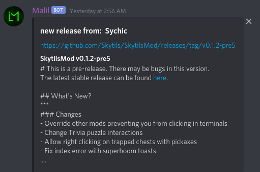 Github command preview