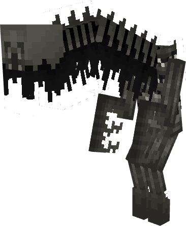 A bipedal creature with a very long neck