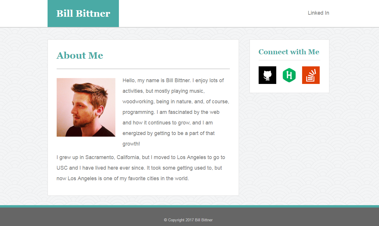 bill bittner dot info screenshot