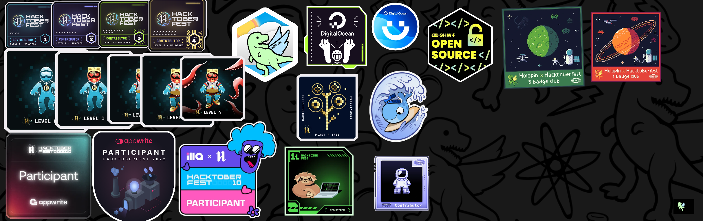 @scottishcoder's Holopin board