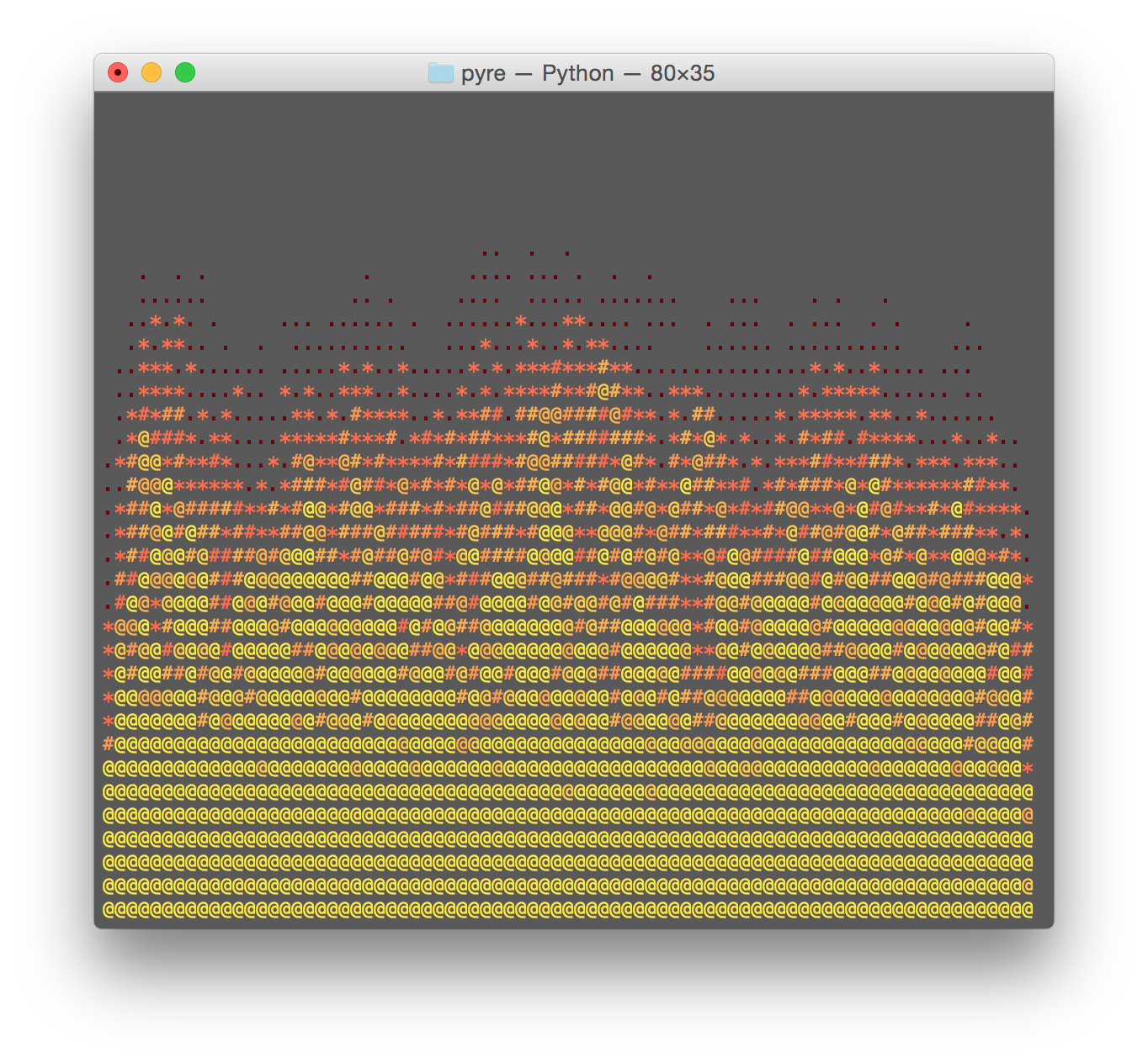 GitHub - and-the-rest/pyre: TUI Fire in Python · GitHub