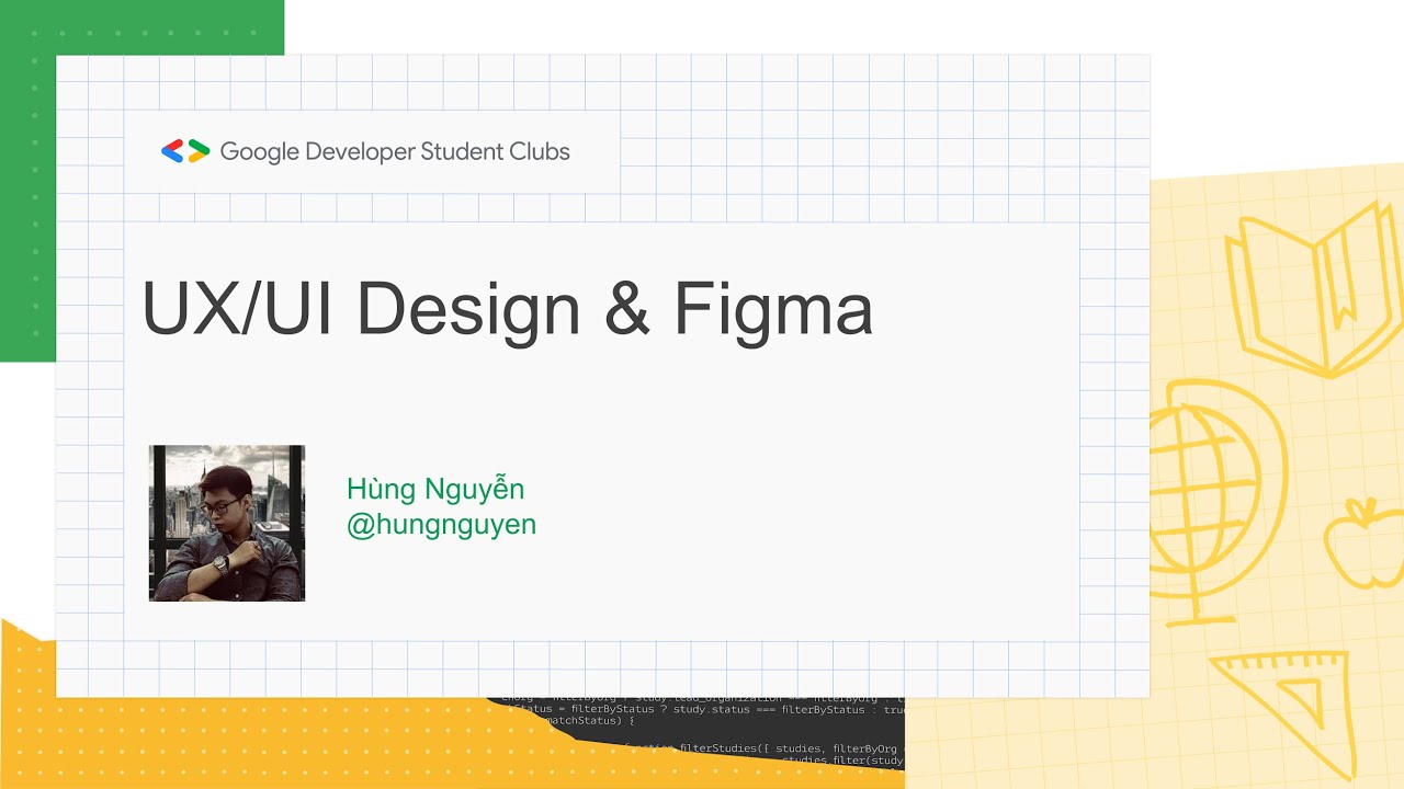 UX/UI Design & Figma by GDSC HSU Core Team