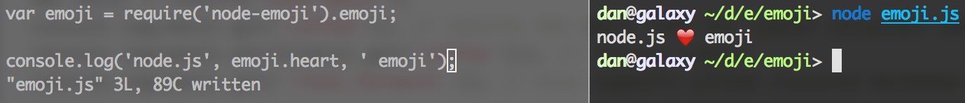 node-emoji example