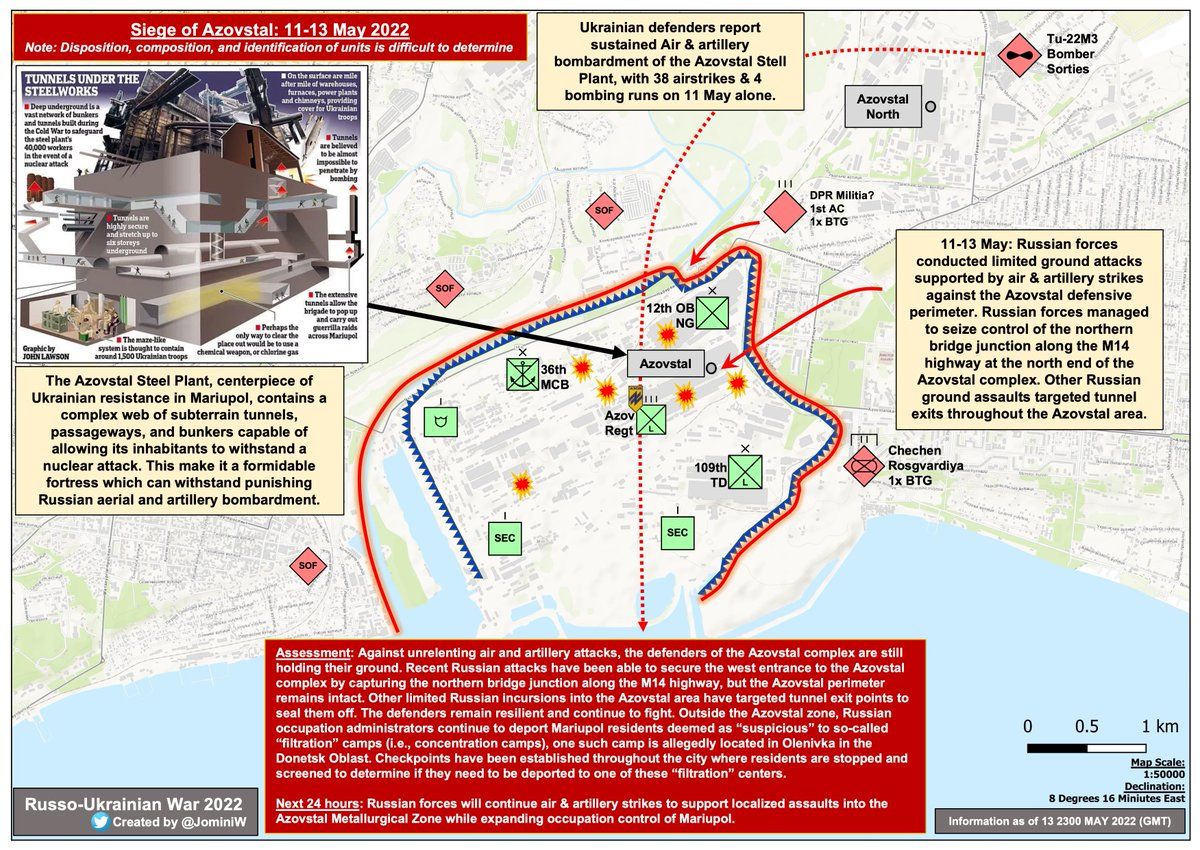 Siege of Azovstal 2022.5.11-13 🔍