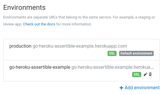 Heroku pipeline with Review Apps Enabled