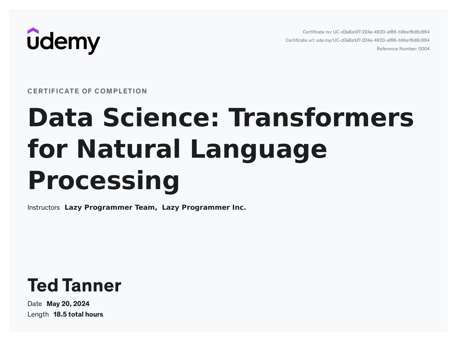 Image of Data Science: Transformers for Natural Language Processing
