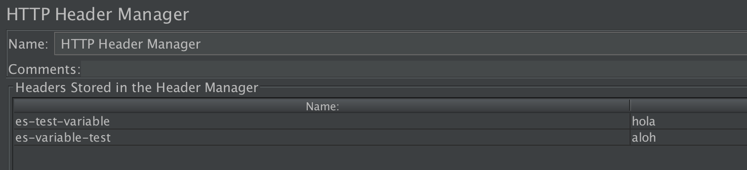 Header configuration