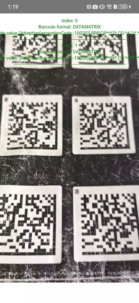 Qt QR Code scanner for Android