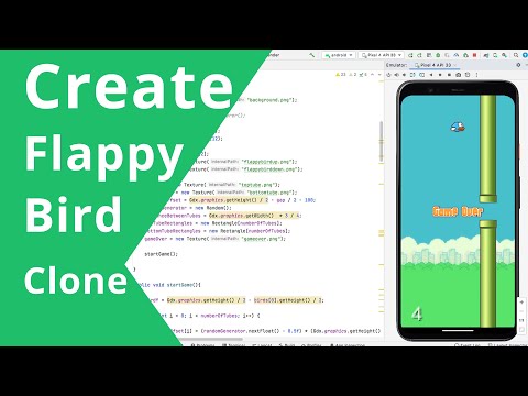 Flappy Bird clone in Android Studio