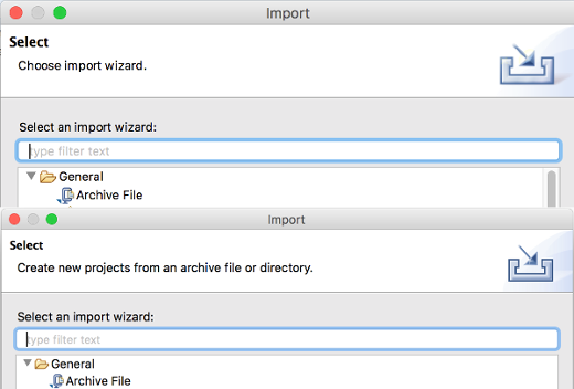 import before and after