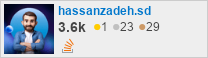 profile for hassanzadeh.sd on Stack Exchange, a network of free, community-driven Q&A sites