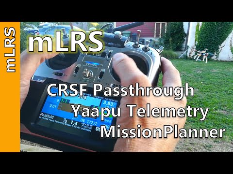 mLRS: Yaapu Telemetry App and wireless Mavlink forwarding to MissionPlanner