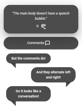 Speech Bubble Example