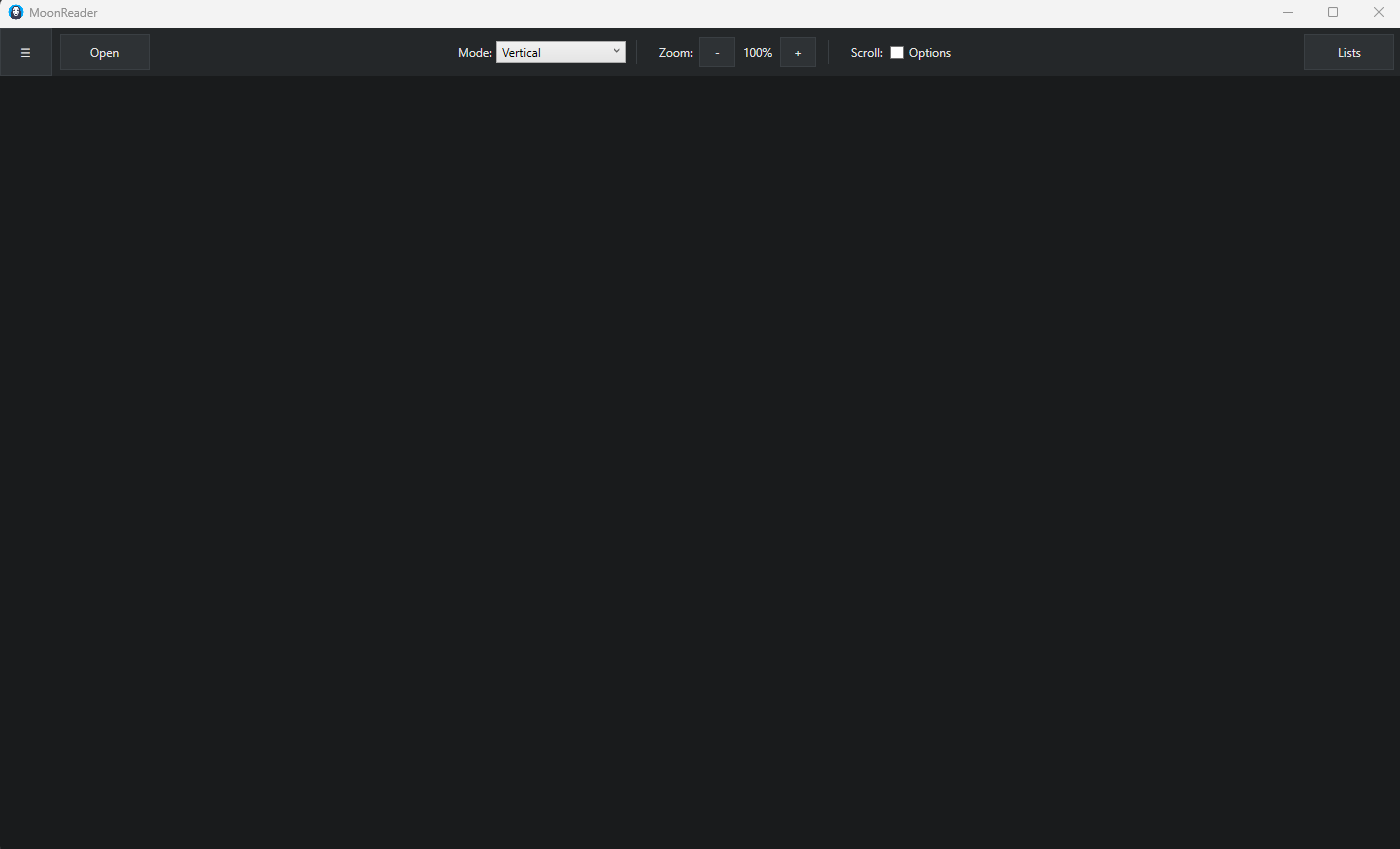 GitHub - DOKG0/MoonReader: CBZ manga reader for Windows with dark mode ...