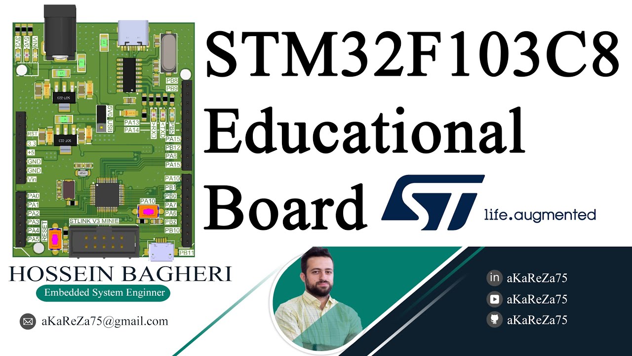aKaReZa 107 – eBoard, STM32F103C8 Thumbnail