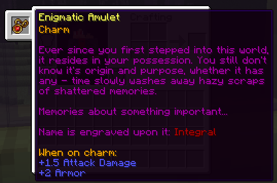 Enigmatic Amulet