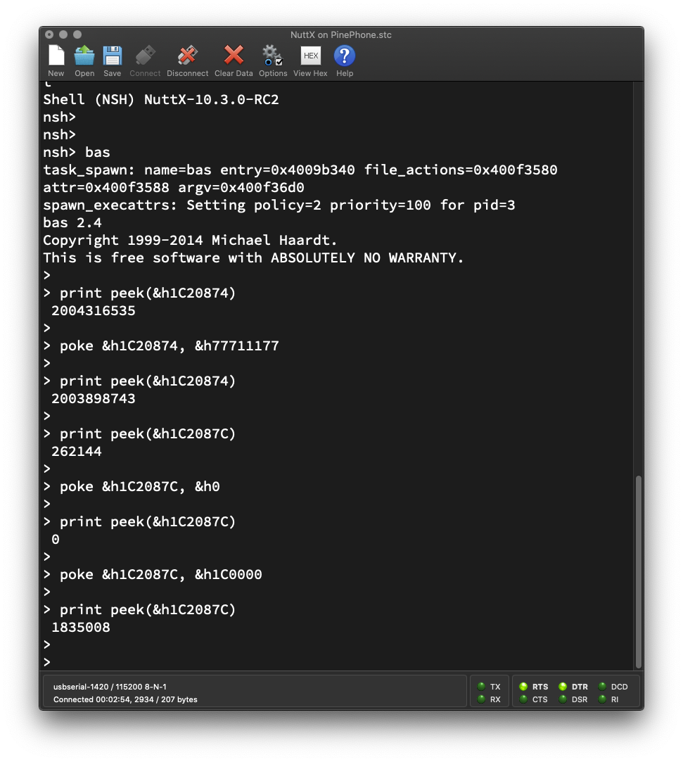 Controlling PinePhone's LEDs With BASIC