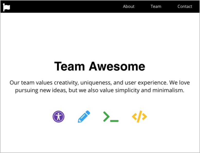 Team Awesome's portfolio