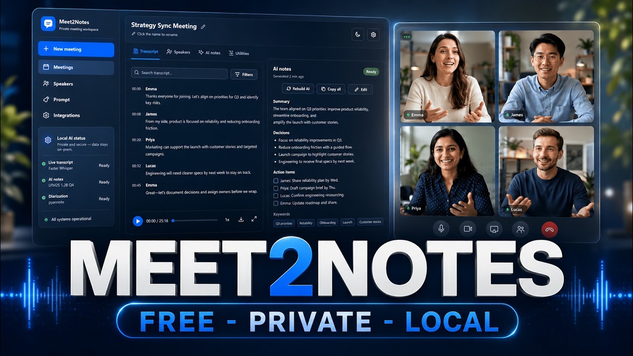 Meet2Notes presentation and demo