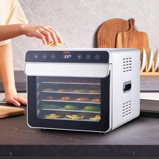 bentism-6-trays-food-dehydrator-machine-stainless-steel-700w-jerky-fruit-drying-1