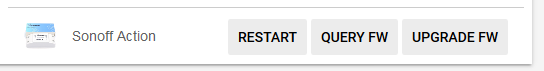 Sonoff Maintenance Actions
