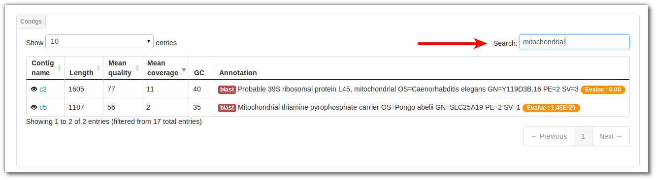 filtering annotations