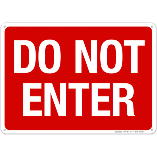 do-not-enter-do-not-enter-sign-si-7039-12-x-18-055-polyethylene-hdpe-plastic-pre-drilled-sigo-signs--1