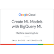 Create ML Models with BigQuery ML Skill Badge