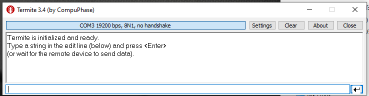 Termite User Interface and Settings