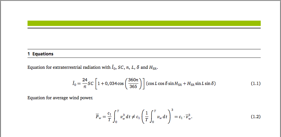 Equations