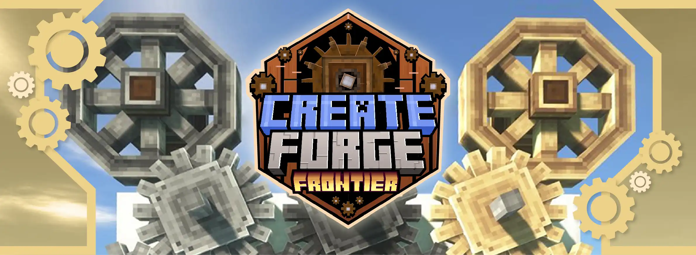 Create - Forge Frontier Logo with gears