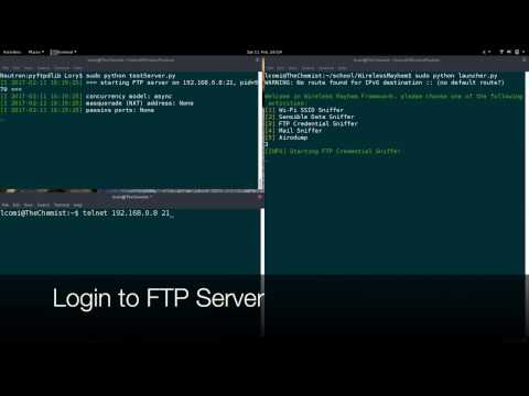 FTP credential Sniffing