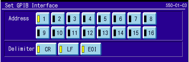 GPIB Communication Setup